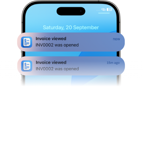 Receive notifications